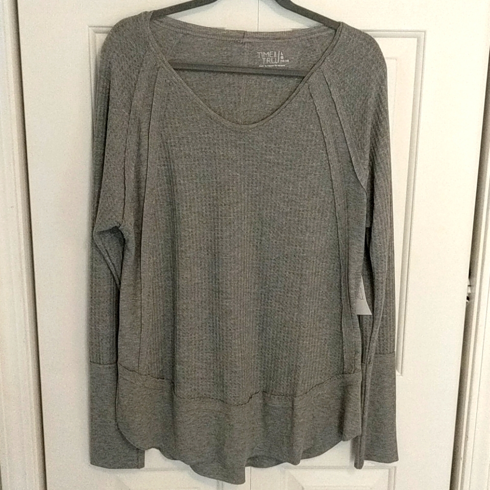 Thermal waffle tunic
